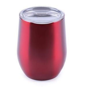 12 oz Tumbler,Double Vacuum Insulated with Lid-Red